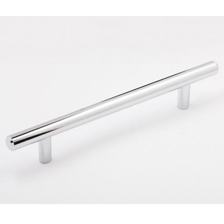 P68078CP Chrome Plated Shining Bright Heavy Duty Steel T Bar Handle CC 3-3/4", 5", 6-1/4" Bar Dia:1/2"(12mm) Cabinet Pull Knob Furniture Handle Wood Door Pull Cupboard Handle