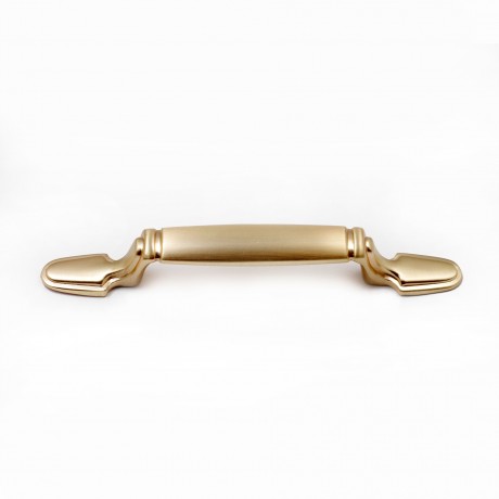 P88102/76GD 3" Inch (76mm) Beautiful Vintage Gold Brushed Kitchen Cabinet Pull Handle Closet Wood Door Pull Handle Cabinet Door Decorative Hardware Home Decor Cabinet Furniture Pull Drawer Handle Cupboard Pull