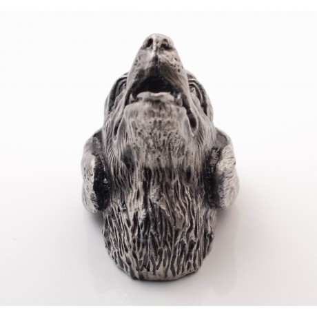 PA001 Novelty Handmade Solid Pewter  Finely Sculpted Statuary Pull and Knob of Animal Theme.