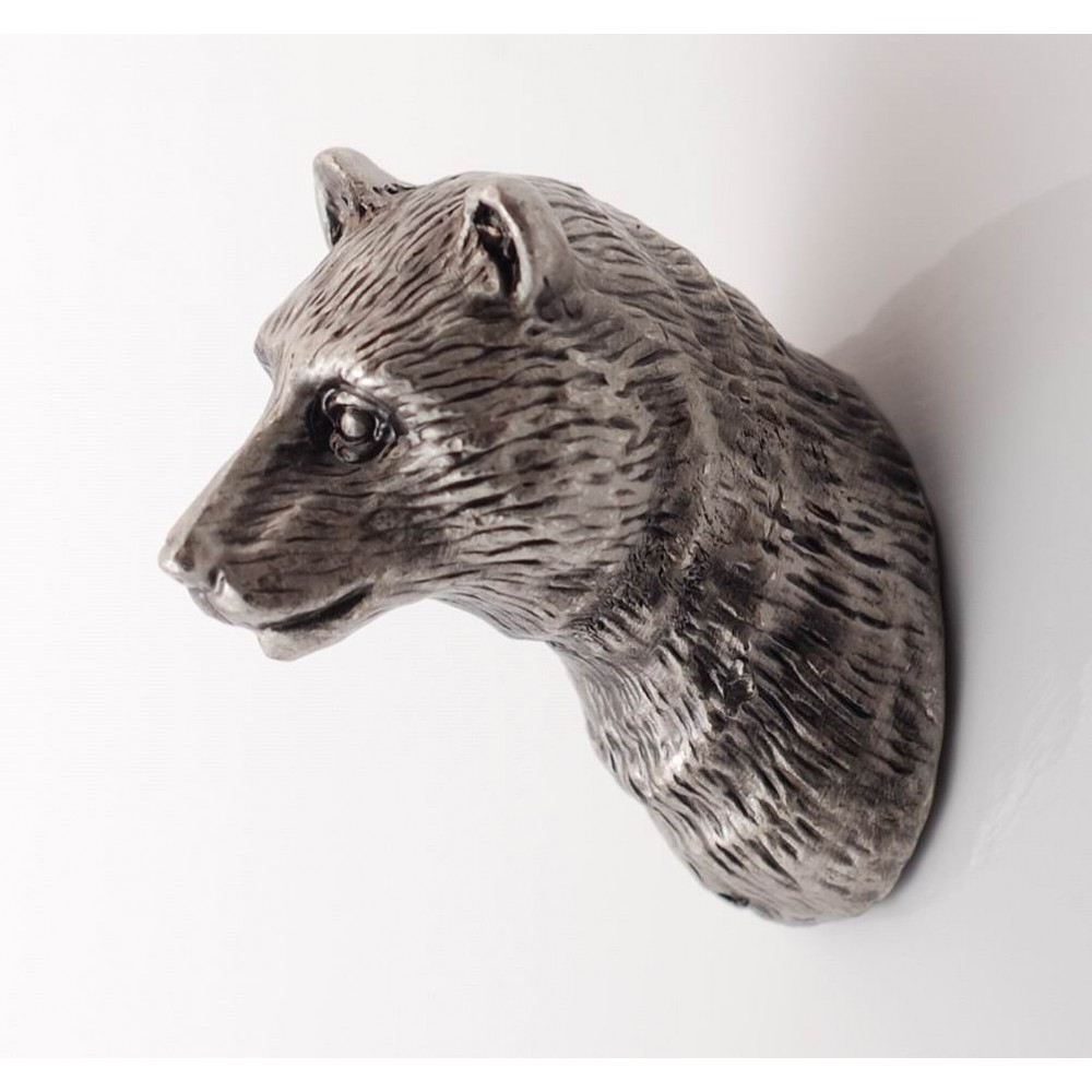 PA005 Novelty Handmade Solid Pewter  Finely Sculpted Statuary Pull and Knob of Wildlife Theme.