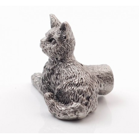 PA021 Novelty Handmade Solid Pewter Finely Sculpted Statuary Pull And Knob Of Animals Theme