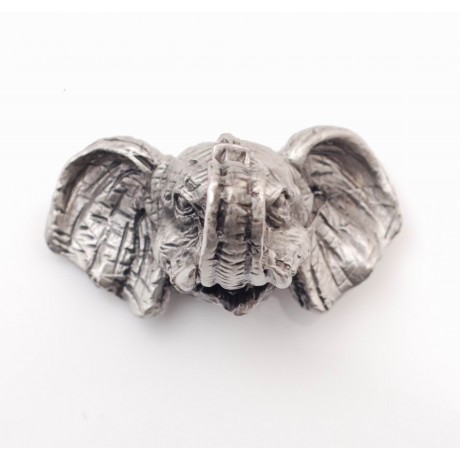 PA062 Novelty Handmade Solid Pewter Finely Sculpted Statuary Pull And Knob Of Wildlife Theme