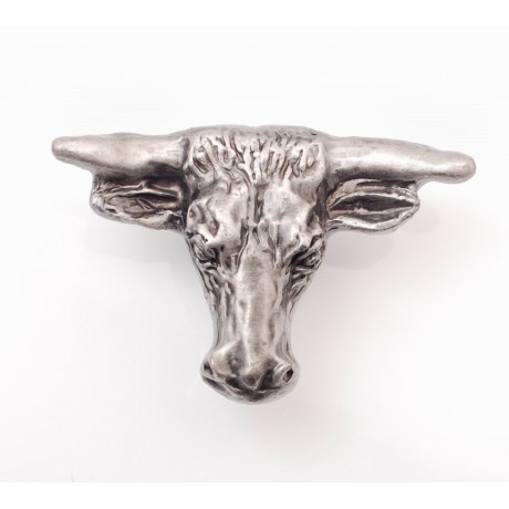 PA063 Novelty Handmade Solid Pewter Finely Sculpted Statuary Pull And Knob Of Wildlife Theme