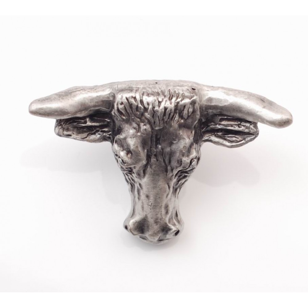 PA063 Novelty Handmade Solid Pewter Finely Sculpted Statuary Pull And Knob Of Wildlife Theme