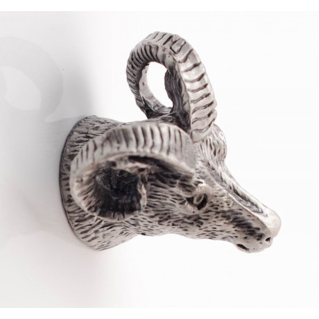 PA064 Novelty Handmade Solid Pewter Finely Sculpted Statuary Pull And Knob Of Wildlife Theme