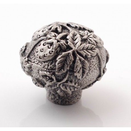 PP001 Novelty Handmade Solid Pewter Finely Sculpted Statuary Pull And Knob Of Orchard Theme.