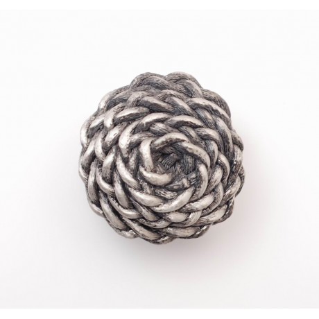 PP019 Novelty Handmade Solid Pewter Finely Sculpted Statuary Pull And Knob Of Hand Knitting Theme.