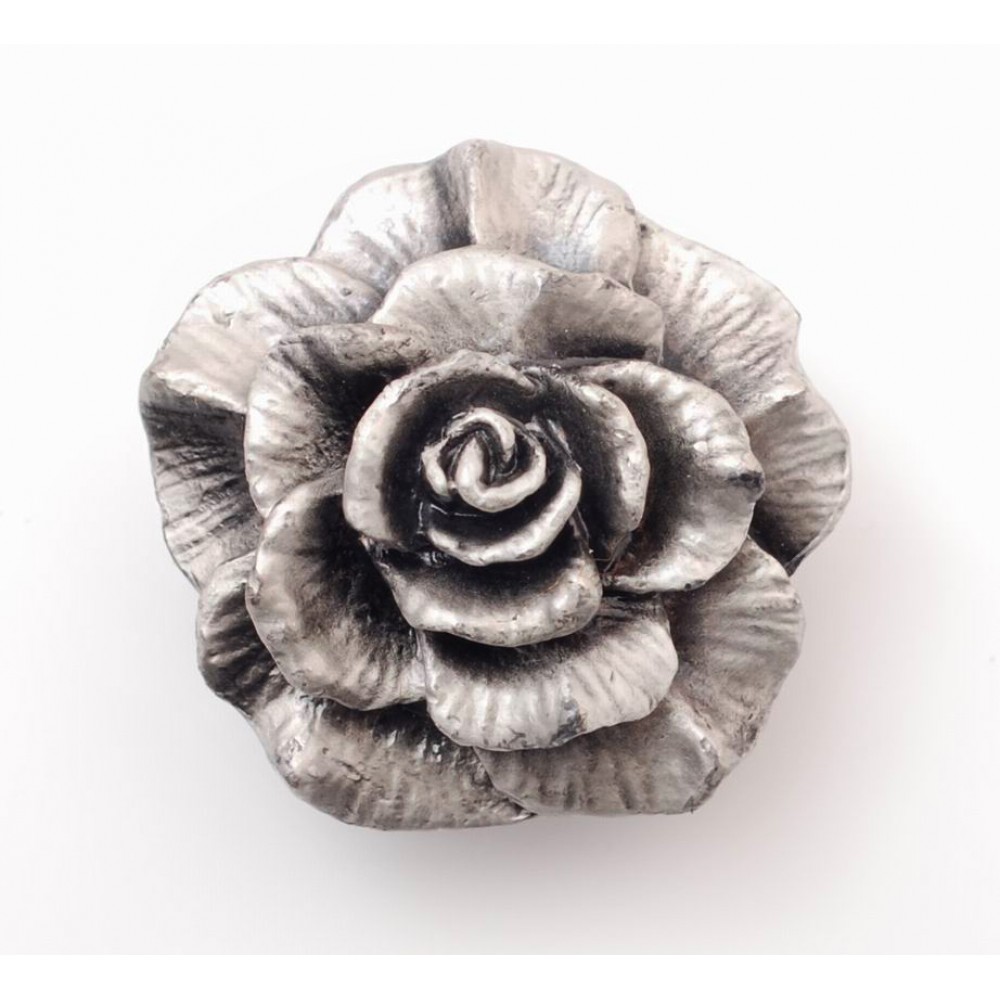 PP062 Novelty Handmade Solid Pewter Finely Sculpted Statuary Pull And Knob Of Gardens Theme.