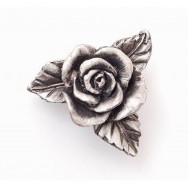 PP065 Novelty Handmade Solid Pewter Finely Sculpted Statuary Pull And Knob Of Gardens Theme.
