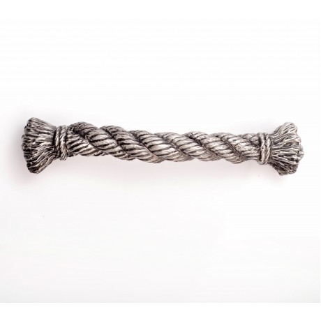 XP014 Novelty Handmade Solid Pewter Finely Sculpted Statuary Pull And Knob Of Hand Knitting Theme.