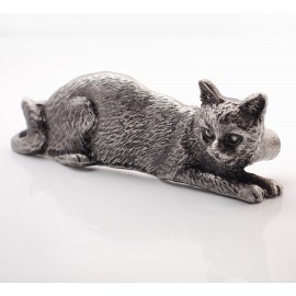 XP021 Novelty Handmade Solid Pewter Finely Sculpted Statuary Pull And Knob Of Animals Theme