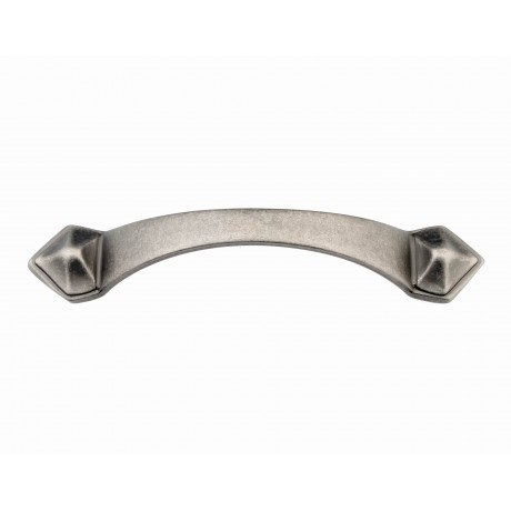  P88466/96AP 3-3/4" inch (96mm) Beautiful Vintage Classic Elegent Style Design Antique Pewter Kitchen Cabinet Pull Handle Closet Wood Door Pull handle Cabinet Door Decorative Hardware Home Decor Cabinet Furniture Pull Drawer Handle Cupboard