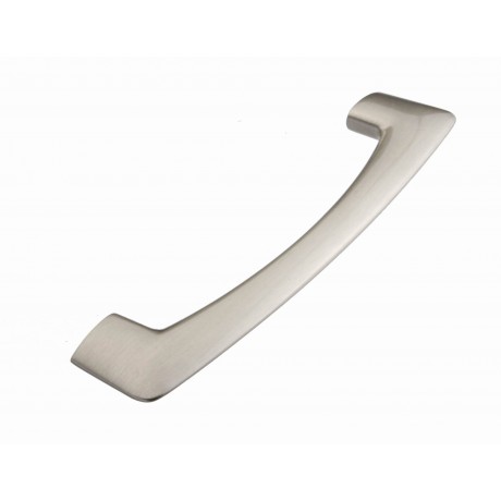  5" inch (128mm) P88470/128SN Slightly Brushed Satin Nickel Modern Style Kitchen Cabinet Pull Handle Closet Wood Door Pull handle Cabinet Door Decorative Hardware Home Decor Cabinet Furniture Pull Drawer Handle Cupboard Pull