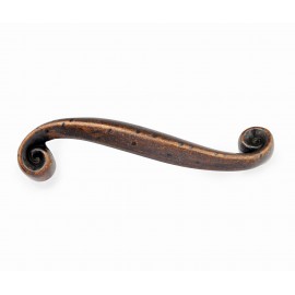  P88693/96AC 3-3/4" inch (96mm) Beautiful Vintage Antique Copper Kitchen Cabinet Pull Handle Closet Wood Door Pull handle Cabinet Door Decorative Hardware Home Decor Cabinet Furniture Pull Drawer Handle Cupboard Pull