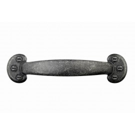  P88764/96IG 3-3/4"inch (96mm) Beautiful Vintage Weathered Iron Gray Kitchen Cabinet Pull Handle Closet Wood Door Pull handle Cabinet Door Decorative Hardware Home Decor Cabinet Furniture Pull Drawer Handle Cupboard Pull