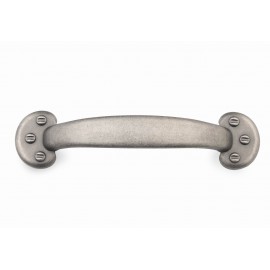  P88764/96AP 3-3/4" inch (96mm) Beautiful Vintage Classic Elegent Style Design Antique Pewter Kitchen Cabinet Pull Handle Closet Wood Door Pull handle Cabinet Door Decorative Hardware Home Decor Cabinet Furniture Pull Drawer Handle Cupboard 