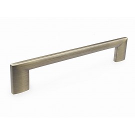  6-1/4" inch (160mm) P88912/160ABB Antique Bronze Brushed Euro Design Modern Style Kitchen Cabinet Pull Handle Closet Wood Door Pull handle Cabinet Door Decorative Cabinet Hardware Home Decor Furniture Pull Drawer Handle Cupboard Pull