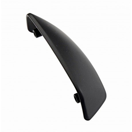  2-1/2 " inch (64mm) P88959/64BLK Flat Black Finish Powder Coated Euro Design Modern Style Kitchen Cabinet Pull Handle Closet Wood Door Pull handle Cabinet Door Decorative Hardware Home Decor Cabinet Furniture Pull Drawer Handle Cupboard Pull