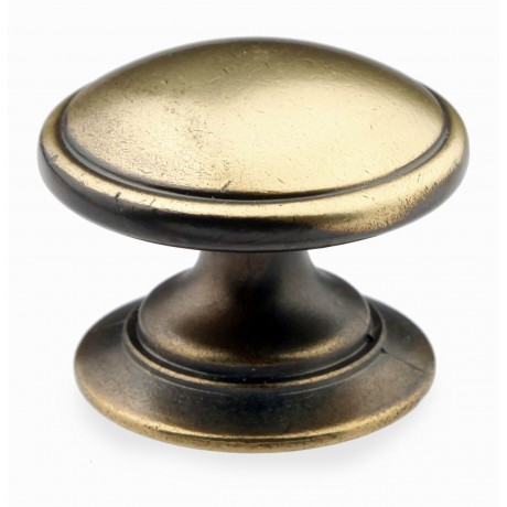  N140046/35AEH 1-3/8" inch (35mm) Beautiful Vintage Hand Rubbed Antique English Brass Kitchen Cabinet Knob Closet Wood Door Pull handle Cabinet Door Decorative Cabinet Hardware Home Decor Furniture Pull Drawer Knob Cupboard Pull