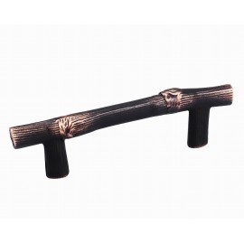  P88707/76ORB 3" inch (76mm) Beautiful Vintage Oil Rubbed Bronze Finish ORB Kitchen Cabinet Pull Handle Closet Wood Door Pull handle Cabinet Door Decorative Hardware Home Decor Cabinet Furniture Pull Drawer Handle Cupboard Pull