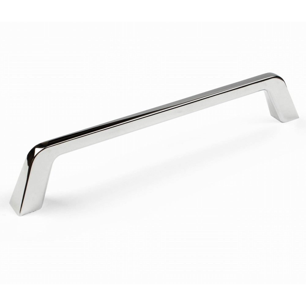  P88957/160CP 6-1-1/4" inch (160mm) CP Finish Chrome Plated Shining Bright Euro Design Style Kitchen Cabinet Pull Handle Closet Wood Door Pull handle Cabinet Door Decorative Cabinet Hardware Home Decor Furniture Pull Drawer Handle Cupboard