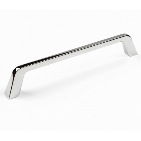  P88957/160CP 6-1-1/4" inch (160mm) CP Finish Chrome Plated Shining Bright Euro Design Style Kitchen Cabinet Pull Handle Closet Wood Door Pull handle Cabinet Door Decorative Cabinet Hardware Home Decor Furniture Pull Drawer Handle Cupboard