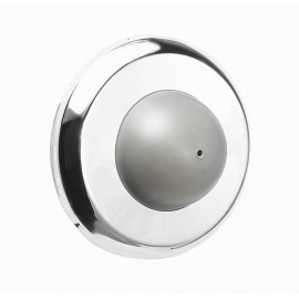  D1016/63CP CHROME Wall Door Stopper with rubber bumper, Wall Mounted Door Bumper, CP Bright Chrome Finish Dia:2-1/2" inch 64mm Decorative Door Hardware Builders Hardware quick install Home Hardware Home Decor
