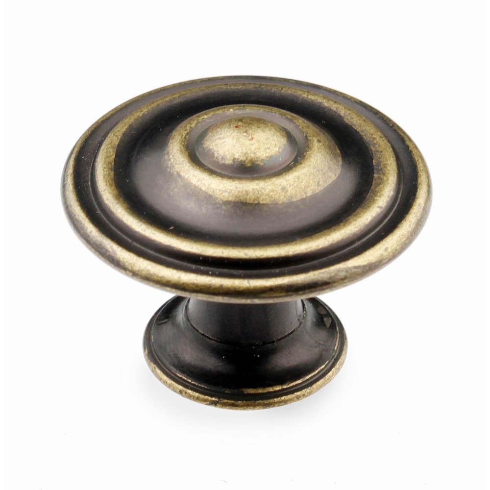  N88151/34AEH 1-3/8 " inch (34mm) Beautiful Vintage Hand Rubbed Antique English Brass Kitchen Cabinet Knob Closet Wood Door Pull handle Cabinet Door Decorative Cabinet Hardware Home Decor Furniture Pull Drawer Knob Cupboard Pull
