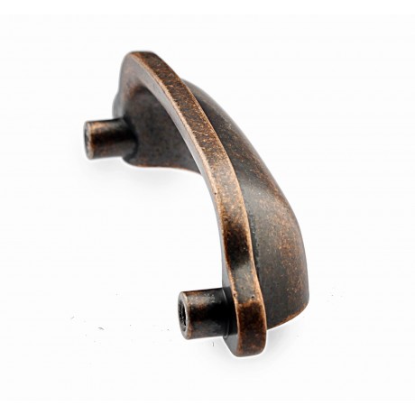  P8S001/76AC 3" inch (76mm) Beautiful Vintage Antique Copper Kitchen Cabinet Pull Handle Closet Wood Door Pull handle Cabinet Door Decorative Hardware Home Decor Cabinet Furniture Pull Drawer Handle Cupboard Pull