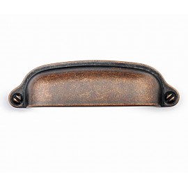  P8S001/76AC 3" inch (76mm) Beautiful Vintage Antique Copper Kitchen Cabinet Pull Handle Closet Wood Door Pull handle Cabinet Door Decorative Hardware Home Decor Cabinet Furniture Pull Drawer Handle Cupboard Pull