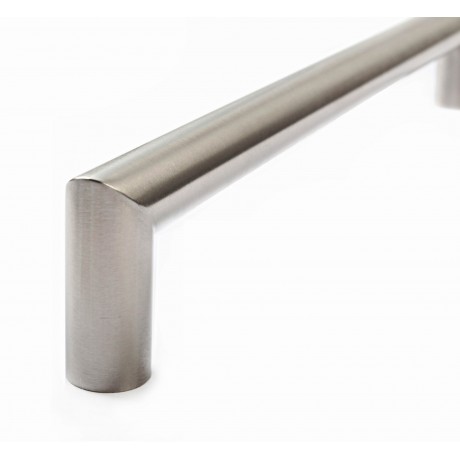  P58356.SS Stainless Steel Euro Style Round Bar Pull Handle Bar Dia: 1/2"(12mm)