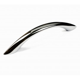  P88097/96CP 3-3/4" inch (96mm) CP Finish Chrome Plated Shining Bright Modern Style Kitchen Cabinet Pull Handle Closet Wood Door Pull handle Cabinet Door Decorative Cabinet Hardware Home Decor Furniture Pull Drawer Handle Cupboard Pull