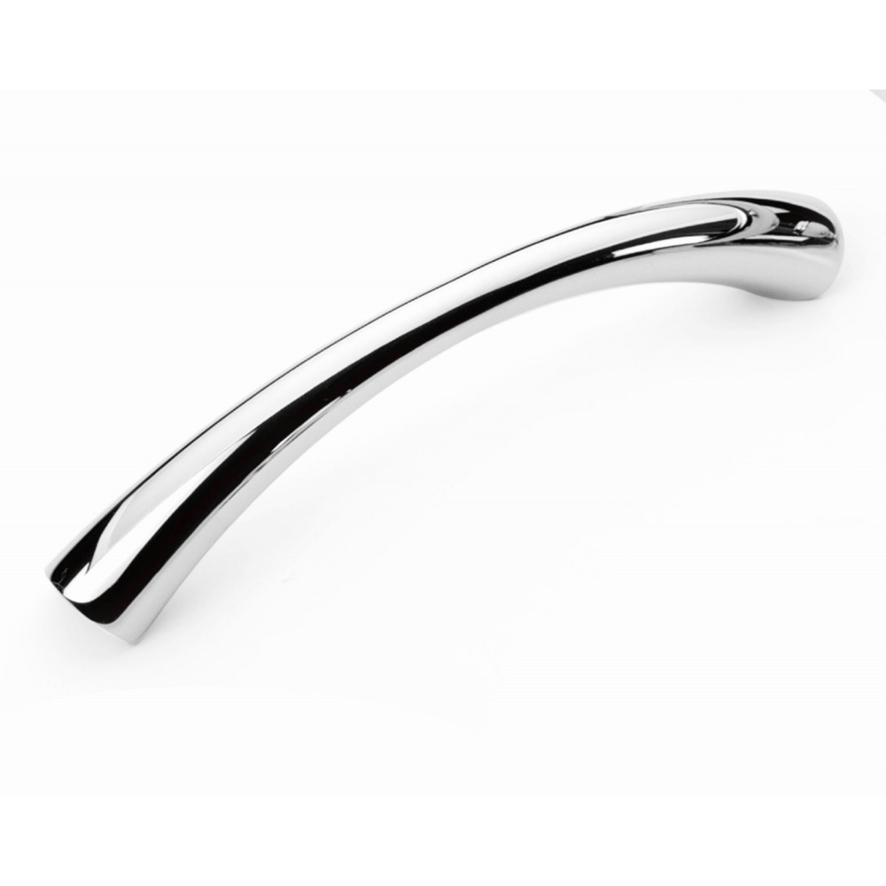  P88458/96CP 3-3/4 " inch (96mm) CP Finish Chrome Plated Shining Bright Euro Design Modern Style Kitchen Cabinet Pull Handle Closet Wood Door Pull handle Cabinet Door Decorative Cabinet Hardware Home Decor Furniture Pull Drawer Handle Cupboard