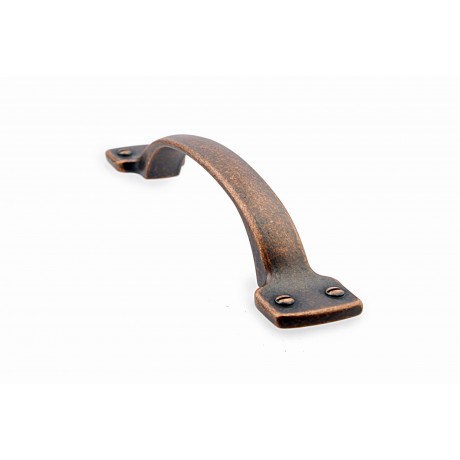  P88572/96AC 3-3/4" inch (96mm) Beautiful Vintage Antique Copper Kitchen Cabinet Pull Handle Closet Wood Door Pull handle Cabinet Door Decorative Hardware Home Decor Cabinet Furniture Pull Drawer Handle Cupboard Pull