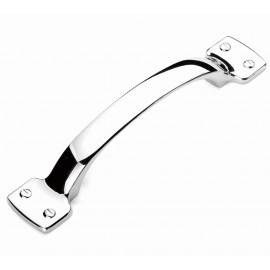  P88572/96CP 3-3/4"inch (96cm) CP Finish Chrome Plated Shining Bright post-modern design style Kitchen Cabinet Pull Handle Closet Wood Door Pull handle Cabinet Door Decorative Cabinet Hardware Home Decor Furniture Pull Drawer Handle Cupboard 