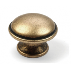  N88421/35AE 1-3/8" inch (35mm) Beautiful Vintage Antique English Brass Finish Kitchen Cabinet Knob Handle Closet Wood Door Knob Cabinet Door Decorative Hardware Home Decor Cabinet Furniture Knob Pull Drawer Handle Cupboard Pull Knob