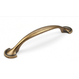  P88433/96AE 3-3/4" inch (96mm) Beautiful Vintage Antique English Brass Finish Kitchen Cabinet Pull Handle Closet Wood Door Pull handle Cabinet Door Decorative Cabinet Hardware Home Decor Furniture Pull Drawer Handle Cupboard Pull
