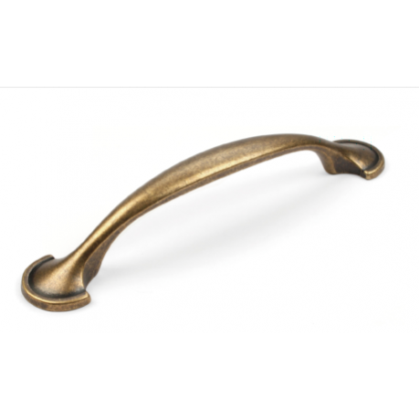  P88433/96AE 3-3/4" inch (96mm) Beautiful Vintage Antique English Brass Finish Kitchen Cabinet Pull Handle Closet Wood Door Pull handle Cabinet Door Decorative Cabinet Hardware Home Decor Furniture Pull Drawer Handle Cupboard Pull