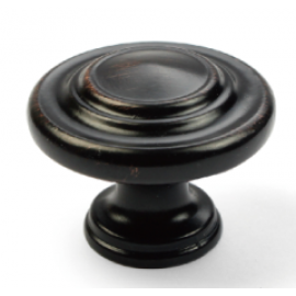  N88555/32ORB 1-1/4" inch (32mm) Beautiful Vintage Oil Rubbed Bronze Finish ORB Kitchen Cabinet Knob Closet Wood Door Knob handle Cabinet Door Decorative Hardware Home Decor Furniture Pull Drawer Knob Cupboard Pull
