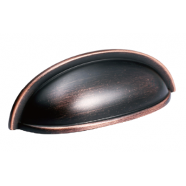  P8R001/76ORB 3" inch (76mm) Beautiful Vintage Oil Rubbed Bronze Finish ORB Kitchen Cabinet Pull Handle Closet Wood Door Pull handle Cabinet Door Decorative Hardware Home Decor Cabinet Furniture Pull Drawer Handle Cupboard Pull