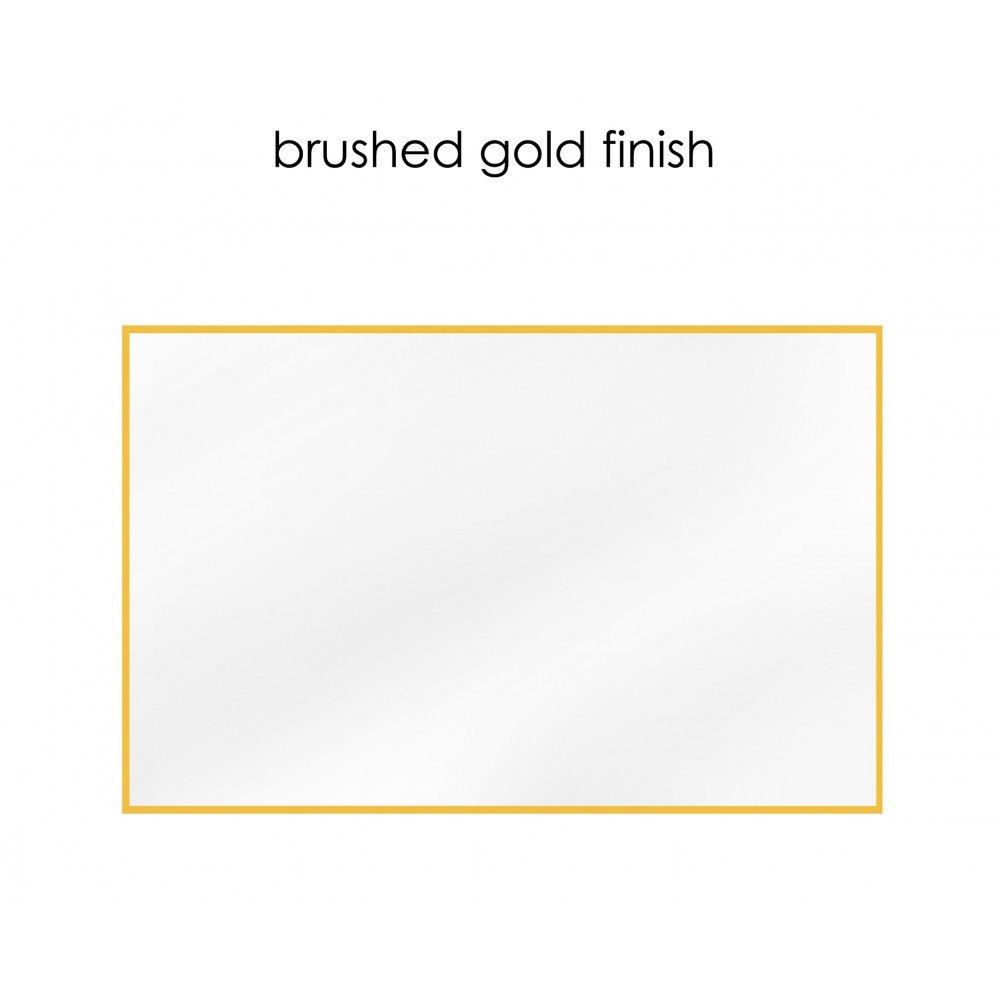 MS31GD MS39GD MS51GD MS59GD Square Bath Mirror Brushed Gold Finish