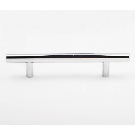 P68078CP Chrome Plated Shining Bright Heavy Duty Steel T Bar Handle CC 3-3/4", 5", 6-1/4" Bar Dia:1/2"(12mm) Cabinet Pull Knob Furniture Handle Wood Door Pull Cupboard Handle