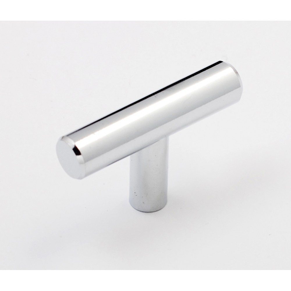 N680780CP Chrome Plated Shining Bright Heavy Duty Steel T Bar Knob Bar Dia:1/2"(12mm) Cabinet Pull Knob Furniture Handle Wood Door Pull Cupboard Handle