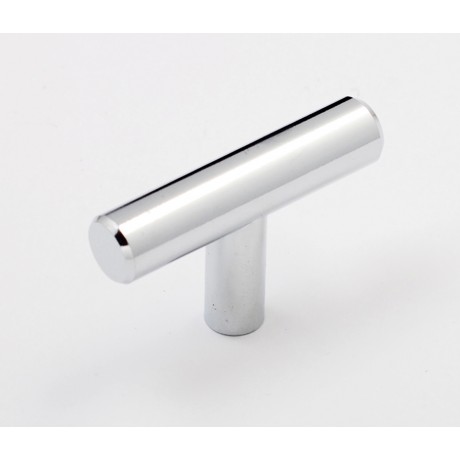 N680780CP Chrome Plated Shining Bright Heavy Duty Steel T Bar Knob Bar Dia:1/2"(12mm) Cabinet Pull Knob Furniture Handle Wood Door Pull Cupboard Handle