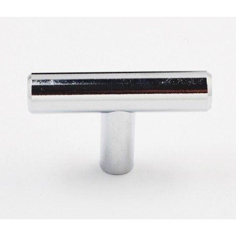 N680780CP Chrome Plated Shining Bright Heavy Duty Steel T Bar Knob Bar Dia:1/2"(12mm) Cabinet Pull Knob Furniture Handle Wood Door Pull Cupboard Handle