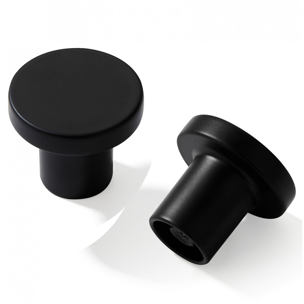 N8026.BLK Beautiful Vintage Flat Black Coated Finish BLK Kitchen Cabinet Knob Closet Wood Door Knob Handle Cabinet Door Decorative Hardware Home Decor Furniture Pull Drawer Knob Cupboard Pull