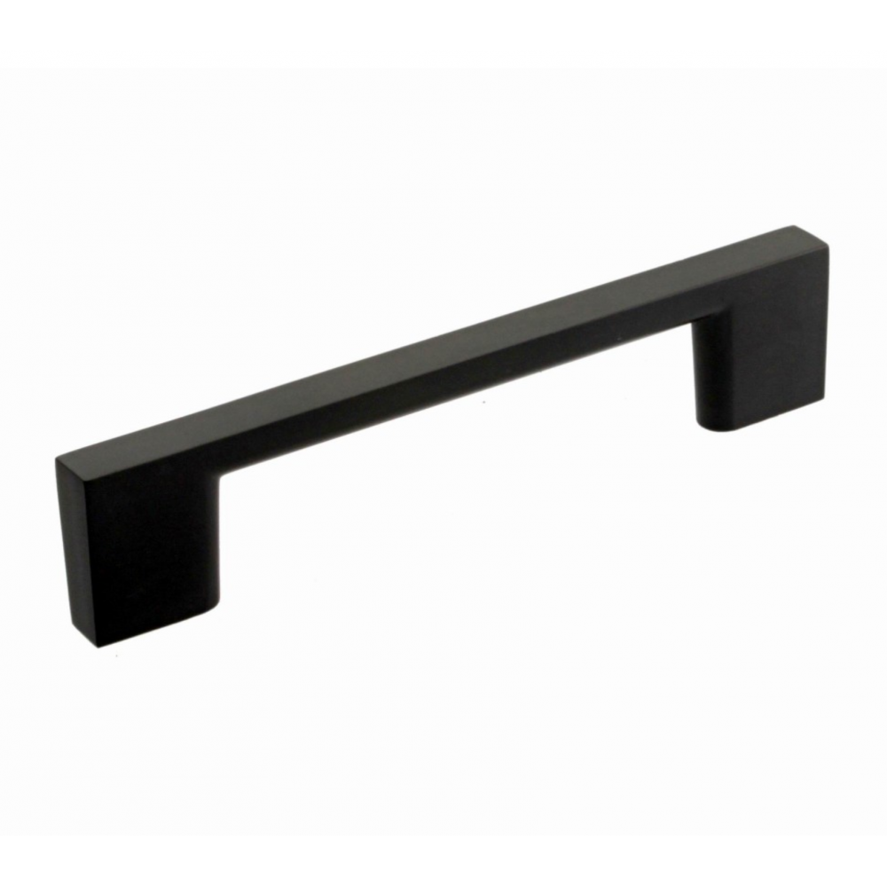 P88149Z.96BLK & P88149Z.128BLK & P88149Z.320BLK Flat Black Finish Powder Coated Style Kitchen Cabinet Knob Pull Closet Wood Door Knob Cabinet Door Decoration Hardware Home Decor Furniture Handle Knob Drawer Knob Cupboard Knob P02.BK