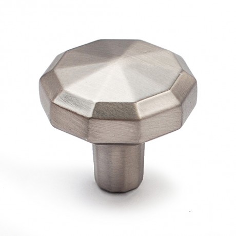 N80175MSN Slightly Brushed Matt Satin Nickel Style Kitchen Cabinet Knob Pull Closet Wood Door Knob Cabinet Door Decoration Hardware Home Decor Furniture Handle Knob Drawer Knob Cupboard Knob