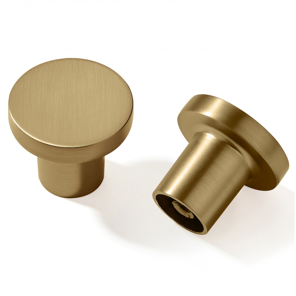 N8026GD Gold Brushed Modern Style Kitchen Cabinet Knob Pull Closet Wood Door Knob Cabinet Door Decoration Hardware Home Decor Furniture Handle Knob Drawer Knob Cupboard Knob