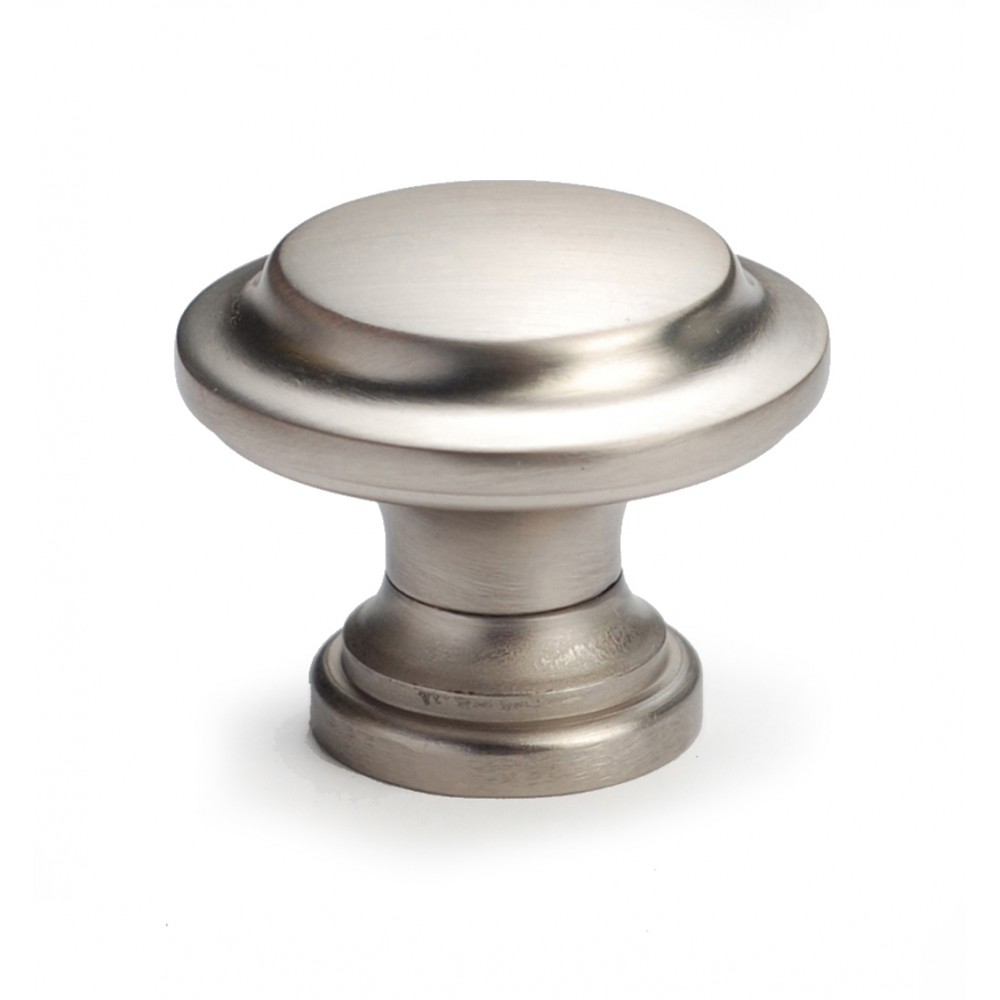 N83908MSN Slightly Brushed Matt Satin Nickel Style Kitchen Cabinet Knob Pull Closet Wood Door Knob Cabinet Door Decoration Hardware Home Decor Furniture Handle Knob Drawer Knob Cupboard Knob